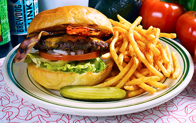 ベーコンチーズバーガー