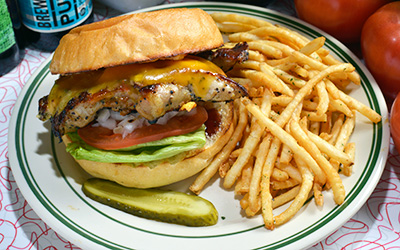 チーズチキンバーガー