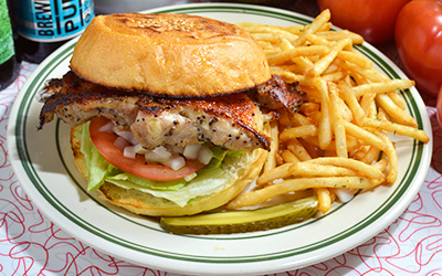 グリルチキンバーガー